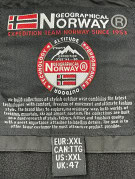 GEOGRAPHICAL NORWAY ΜΠΟΥΦΑΝ SOFTSHELL SPORTSWEAR ΜΠΛΕ ΑΝΤΡΙΚΟ PRE OWNED XXL