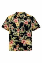 GEORGE ΑΝΔΡΙΚΟ ΠΟΥΚΑΜΙΣΟ TROPICAL ΜΑΥΡΟ PRE OWNED XL