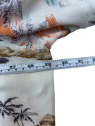 GEORGE ΠΟΥΚΑΜΙΣΟ HAWAIIAN PRINT ΑΠΑΛΟ ΜΠΕΖ ΑΝΤΡΙΚΟ PRE OWNED XL