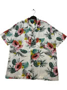 GEORGE SHIRT TROPICAL OFF WHITE MEN PRE OWNED M
