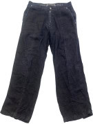 GF FERRE ΠΑΝΤΕΛΟΝΙ WIDE LEG WASHED BLACK ΓΥΝΑΙΚΕΙΟ PRE OWNED M