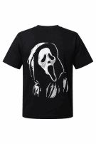 GHOSTFACE GRAPHIC TEE CHARCOAL MEN PRE OWNED S