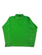 GIANFRANCO FERRE BEACHWEAR ΜΑΚΡΥΜΑΝΙΚΟ POLO MINIMAL ΛΑΪΜ ΠΡΑΣΙΝΟ ΑΝΤΡΙΚΟ PRE OWNED XL