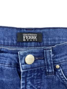 Gianfranco Ferré Jeans Pantaloni Denim Vintage Logo Blu da Donna XS