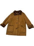 GIL BRET SHEARLING COAT VINTAGE CAMEL WOMENS PRE OWNED XL
