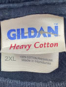 GILDAN ΓΚΡΙΜΠΛΑΚ ΓΡΑΦΙΚΟ T SHIRT ΑΘΛΗΤΙΚΟ ΜΠΛΕ ΑΝΤΡΙΚΟ PRE OWNED 2XL