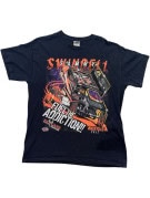 GILDAN GRAPHIC TEE RACING ΜΑΥΡΟ UNISEX PRE OWNED L