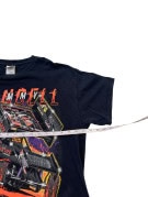 GILDAN GRAPHIC TEE RACING ΜΑΥΡΟ UNISEX PRE OWNED L