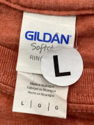 GILDAN GRAPHIC TEE RACING TERRACOTTA ΑΝΤΡΙΚΟ PRE OWNED L