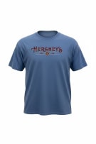 GILDAN HERSHEY'S T-Shirt Y2K Embroidered Logo Μπλε Unisex XL