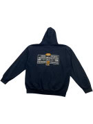 GILDAN HOODIE GRAPHIC ΜΑΥΡΟ UNISEX PRE OWNED L