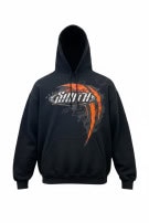 GILDAN HOODIE RACING BLACK MENS PRE OWNED 2XL