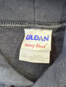 GILDAN HOODIE RACING BLACK MENS PRE OWNED 2XL