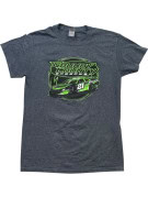 GILDAN ΚΟΝΤΟΜΑΝΙΚΗ ΜΠΛΟΥΖΑ RACING GRAPHIC CHARCOAL UNISEX PRE OWNED S