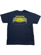 Gildan T-Shirt Big Print Navy Blue Unisex L