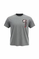 GILDAN T SHIRT GRAPHIC GREY MENS PRE OWNED XXL