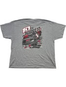 GILDAN T SHIRT GRAPHIC GREY MENS PRE OWNED XXL