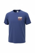 GILDAN T SHIRT GRAPHIC BLU UNISEX PRE OWNED L