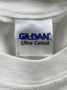 Gildan T-Shirt Logo Λευκό UNISEX