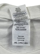 Gildan T-Shirt Logo Λευκό UNISEX