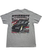 Gildan T-Shirt Racing Big Logo Grey Unisex M