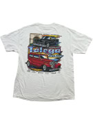 Gildan T-Shirt Talladega Car Show 2014 Logo White Unisex L