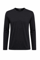 GIORGIO ARMANI ΜΠΛΟΥΖΑ ΜΑΚΡΙ ΜΑΝΙΚΙ ΜΑΥΡΟ ΑΝΤΡΙΚΟ PRE OWNED XL