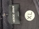 GIORGIO ARMANI ΜΠΛΟΥΖΑ ΜΑΚΡΙ ΜΑΝΙΚΙ ΜΑΥΡΟ ΑΝΤΡΙΚΟ PRE OWNED XL