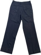GIORGIO ARMANI ΥΦΑΣΜΑΤΙΝΟ ΠΑΝΤΕΛΟΝΙ CLASSIC ΜΑΥΡΟ ΑΝΤΡΙΚΟ PRE OWNED L