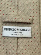 GIORGIO MARIANI TIE CLASSIC BEIGE MEN PRE OWNED