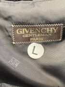 GIVENCHY BLAZER CLASSIC GREY MENS PRE OWNED L