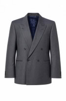 90S VINTAGE GREY BLAZER CLASSIC GREY MEN PRE OWNED XL