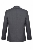 90S VINTAGE GREY BLAZER CLASSIC GREY MEN PRE OWNED XL