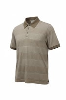 Grand Slam Polo Shirt Μπεζ Ριγέ Classic Fit Unisex