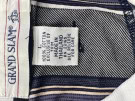1990S GRAND SLAM POLO SHIRT STRIPED GREY MEN PRE OWNED L