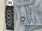 GUCCI JEANS WASHED LIGHT BLUE WOMENS PRE OWNED S