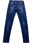 Guess Beverly Skinny Τζιν Παντελόνι Casual Logo Μπλε Γυναικείο XS