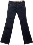 GUESS JEANS ΤΖΙΝ ΠΑΝΤΕΛΟΝΙ Y2K ΜΑΥΡΟ ΓΥΝΑΙΚΕΙΟ PRE OWNED M