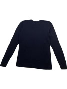 GUESS WAFFLE KNIT SWEATER ORIGINAL DESIGN BLACK MEN'S L
