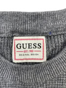 GUESS ΠΛΕΚΤΗ ΜΠΛΟΥΖΑ WAFFLE KNIT VINTAGE STYLE ΓΚΡΙ ΑΝΔΡΙΚΗ L