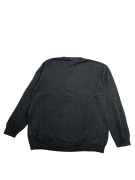 Guess Πλεκτό Casual Μονόχρωμο Σκούρο Γκρι Ανδρικό 3XL