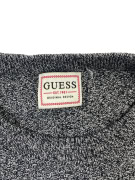 GUESS Maglione lavorato a maglia melange grigio da uomo L