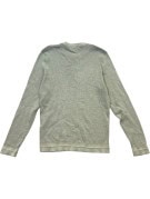 GUESS ΠΛΕΚΤΟ ΠΟΥΛΟΒΕΡ MINIMAL ΑΠΑΛΟ ΠΡΑΣΙΝΟ ΑΝΤΡΙΚΟ PRE OWNED L