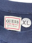 GUESS ΠΛΕΚΤΟ ΠΟΥΛΟΒΕΡ MINIMAL NAVY ΑΝΤΡΙΚΟ PRE OWNED XL