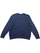 GUESS ΠΛΕΚΤΟ ΠΟΥΛΟΒΕΡ MINIMAL NAVY ΑΝΤΡΙΚΟ PRE OWNED XL