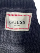 Guess dolcevita in maglia casual tinta unita nero da uomo L