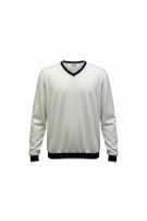 GUESS ΠΟΥΛΟΒΕΡ VINTAGE OFF WHITE ΑΝΤΡΙΚΟ PRE OWNED L
