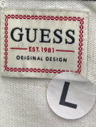 GUESS ΠΟΥΛΟΒΕΡ VINTAGE OFF WHITE ΑΝΤΡΙΚΟ PRE OWNED L