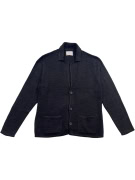 Guess Ζακέτα Πλεκτή Μαύρη Button-Up Unisex XXL