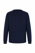 GUESS KNIT CARDIGAN BUTTON UP NAVY MENS PRE OWNED M